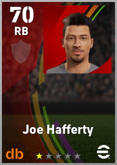 Joe Hafferty eFootball player card