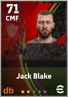 Jack Blake eFootball player card