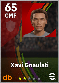 Xavi Gnaulati eFootball player card