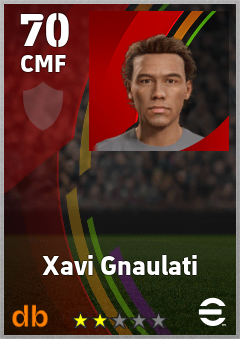 Xavi Gnaulati eFootball player card