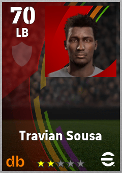Travian Sousa — LB, OVR 70, MAX 70