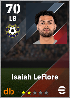 Isaiah LeFlore — LB, OVR 70, MAX 70