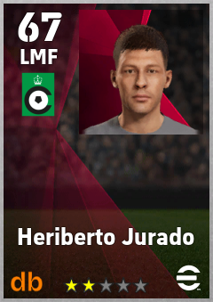 Heriberto Jurado — LMF, OVR 67, MAX 67