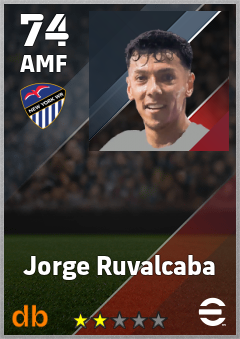 Jorge Ruvalcaba — AMF, OVR 74, MAX 74