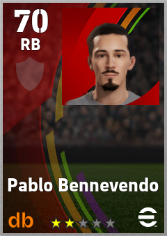 Pablo Bennevendo eFootball player card