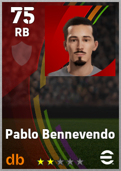 Pablo Bennevendo eFootball player card