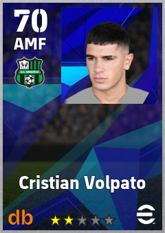Cristian Volpato — AMF, OVR 70, MAX 70