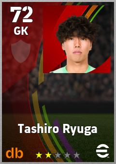 Tashiro Ryuga eFootball player card