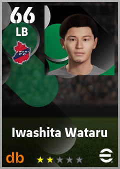 Iwashita Wataru — LB, OVR 66, MAX 66