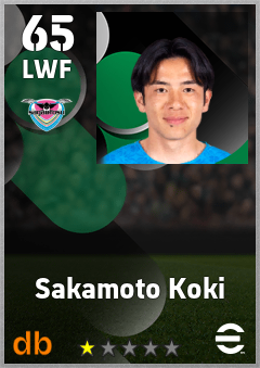 Sakamoto Koki eFootball player card
