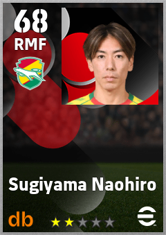 Sugiyama Naohiro eFootball player card
