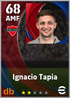 Ignacio Tapia eFootball player card