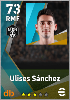 Ulises Sánchez — RMF, OVR 73, MAX 73