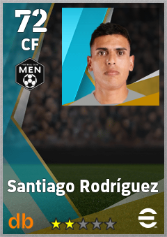 Santiago Rodríguez — CF, OVR 72, MAX 72