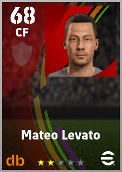 Mateo Levato eFootball player card