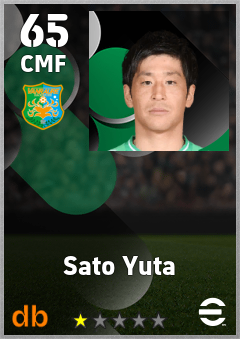 Sato Yuta — CMF, OVR 65, MAX 65