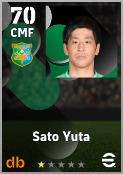 Sato Yuta — CMF, OVR 70, MAX 70