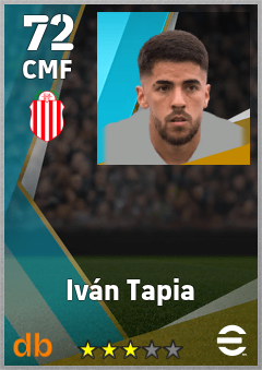 Iván Tapia — CMF, OVR 72, MAX 72