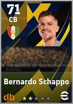 Bernardo Schappo — CB, OVR 71, MAX 71
