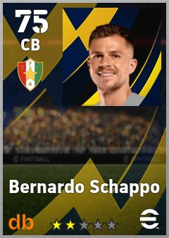 Bernardo Schappo — CB, OVR 75, MAX 75