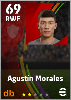 Agustín Morales eFootball player card