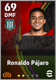 Ronaldo Pájaro — DMF, OVR 69, MAX 69