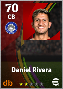 Daniel Rivera — CB, OVR 70, MAX 70
