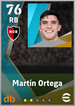 Martín Ortega — RB, OVR 76, MAX 76