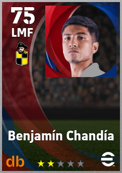 Benjamín Chandía — LMF, OVR 75, MAX 75