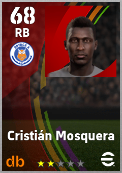 Cristián Mosquera — RB, OVR 68, MAX 68