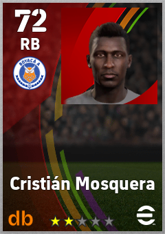 Cristián Mosquera — RB, OVR 72, MAX 72