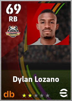 Dylan Lozano — RB, OVR 69, MAX 69
