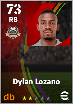 Dylan Lozano — RB, OVR 73, MAX 73