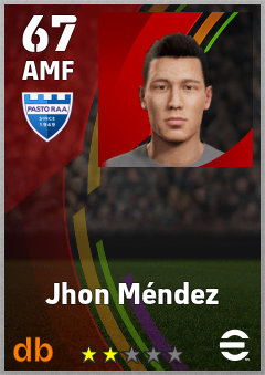 Jhon Méndez — AMF, OVR 67, MAX 67