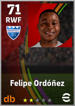 Felipe Ordóñez — RWF, OVR 71, MAX 71
