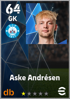Aske Andrésen eFootball player card