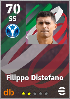 Filippo Distefano — SS, OVR 70, MAX 70