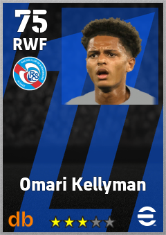 Omari Kellyman — RWF, OVR 75, MAX 75