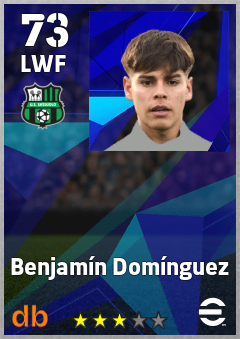 Benjamín Domínguez eFootball player card