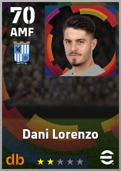 Dani Lorenzo — AMF, OVR 70, MAX 70