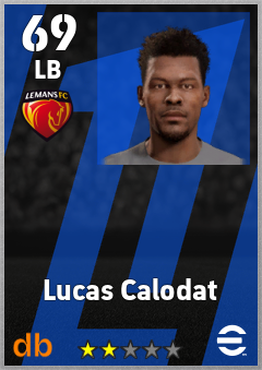 Lucas Calodat — LB, OVR 69, MAX 69