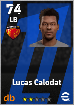 Lucas Calodat — LB, OVR 74, MAX 74