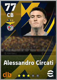 Alessandro Circati — CB, OVR 77, MAX 77