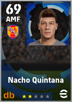 Nacho Quintana — AMF, OVR 69, MAX 69