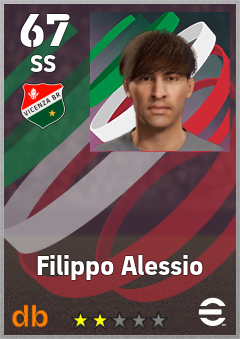 Filippo Alessio — SS, OVR 67, MAX 67