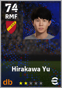 Hirakawa Yu — RMF, OVR 74, MAX 74