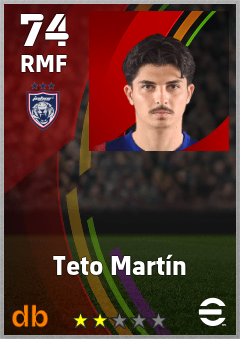 Teto Martín — RMF, OVR 74, MAX 74