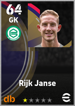Rijk Janse — GK, OVR 64, MAX 64