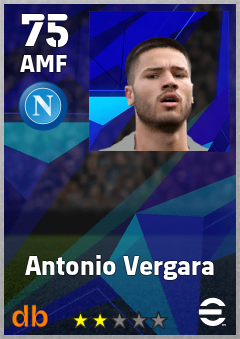 Antonio Vergara — AMF, OVR 75, MAX 75