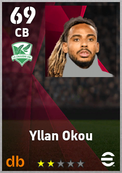 Yllan Okou eFootball player card